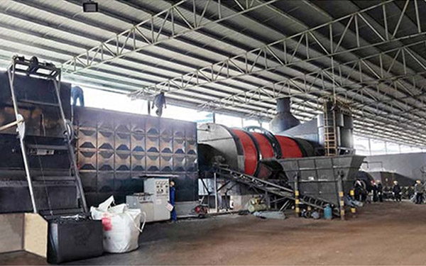 甘蔗渣烘干機生產現場 甘蔗渣烘干機生產現場